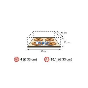 Lò Nướng Pizza Điện Moretti Forni Neapolis 4 Electronic Oven - ảnh 2