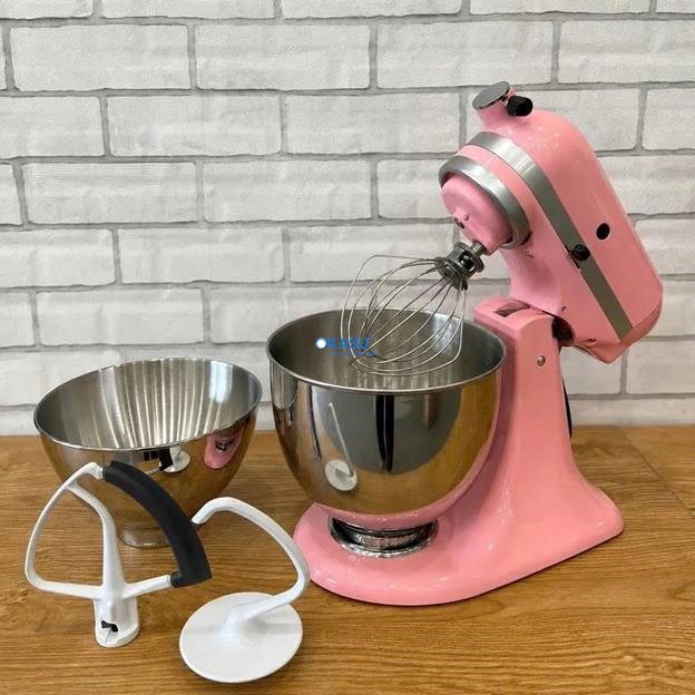 Máy Trộn Bột KitchenAid Artisan 5QT 4,8L – Màu Hồng 2 Tô - ảnh 2