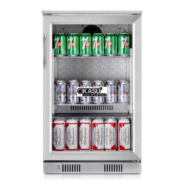 Tủ làm lạnh mini quầy bar 1 cánh kính OKASU SC-108FS - ảnh 1