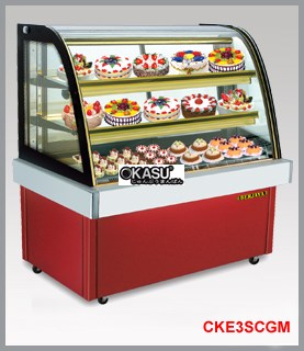 Tủ trưng bày bánh kem kính cong OKASU OKA-CKE3SCGM - ảnh 1