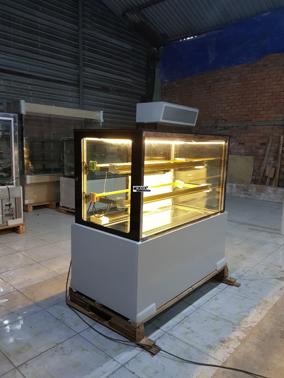 Tủ bánh kem 3 tầng 1,2m OKASU OKA-1200 - ảnh 2