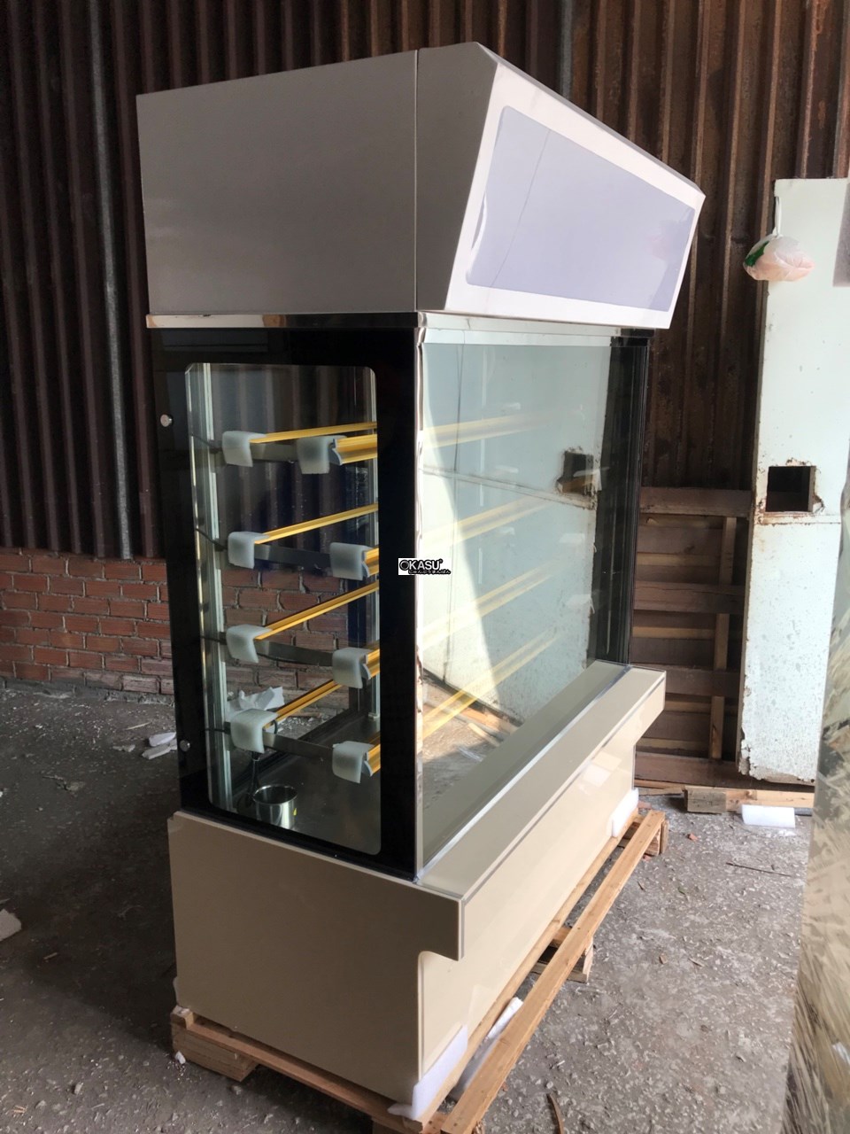 Tủ trưng bày bánh kem 5 tầng có hộp đèn OKASU OKA-1500HD - ảnh 1