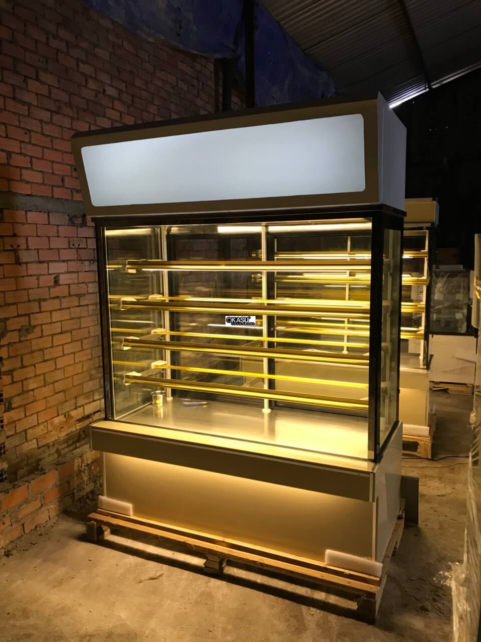 Tủ trưng bày bánh kem 5 tầng có hộp đèn OKASU OKA-1500HD - ảnh 3