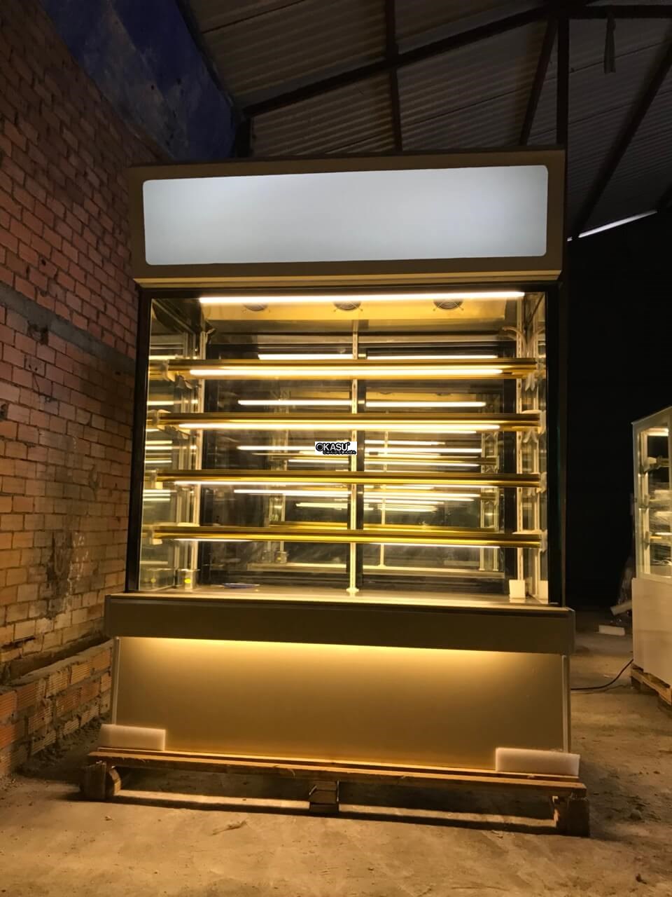 Tủ trưng bày bánh kem 5 tầng có hộp đèn OKASU OKA-1500HD - ảnh 2