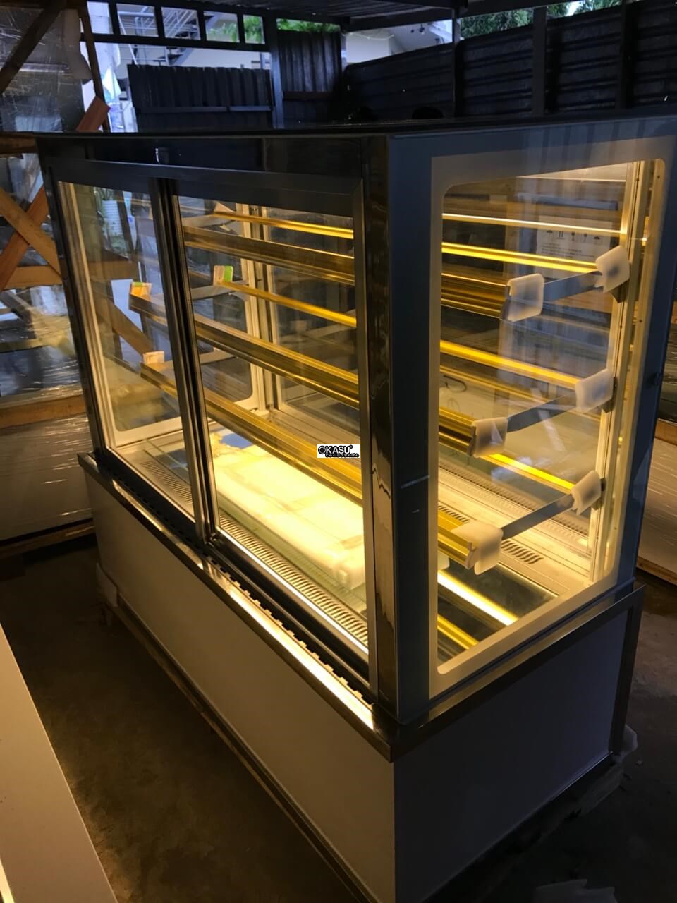 Tủ trưng bày bánh kem 4 tầng OKASU OKA-1800M - ảnh 1