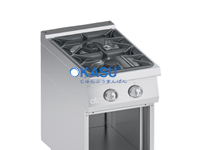 Bếp Âu 2 họng dùng gas có chân đứng ATA K7GCU05VV 