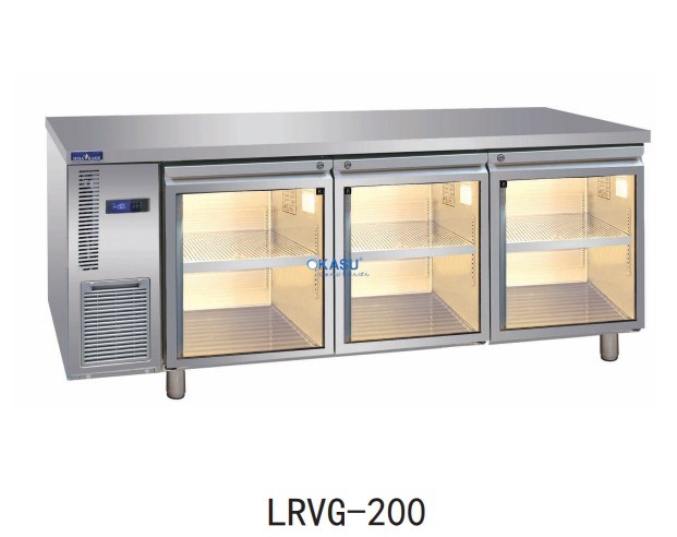 Bàn mát 3 cánh kính Hisakage LRVG-200