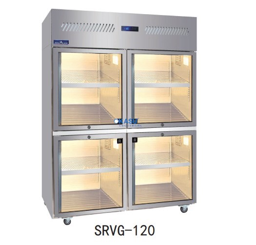 Tủ mát 4 cánh kính Hisakage SRVG-120