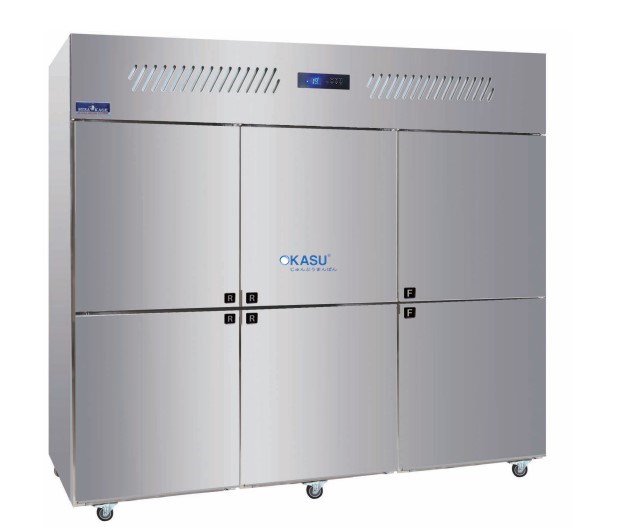 Tủ đông mát 6 cánh Hisakage CB-180RF