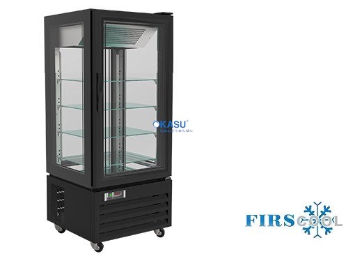 Tủ mát trưng bày 4 mặt kính Firscool G-LSC85