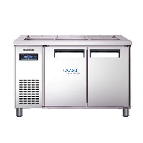 Bàn pizza 2 cánh inox Everzen UDS-12PIP