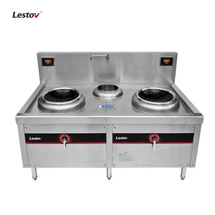 Bếp điện từ 2 vùng nấu mặt lõm kèm bồn rửa Lestov LT-X400Ⅱ-E108Y