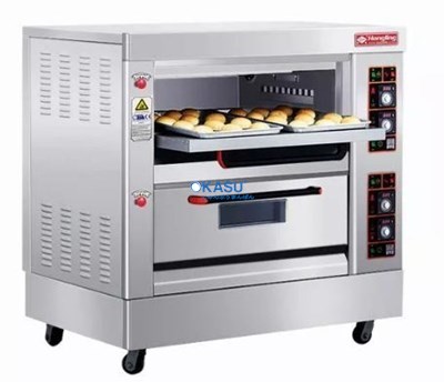 Lò nướng 2 tầng 4 khay dùng gas Hongling HLY-204