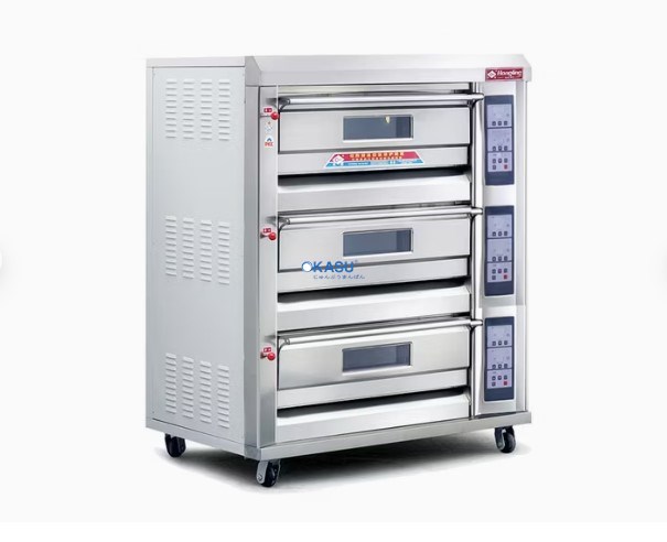 Lò nướng 3 tầng 6 khay dùng gas Hongling HLY-306DB
