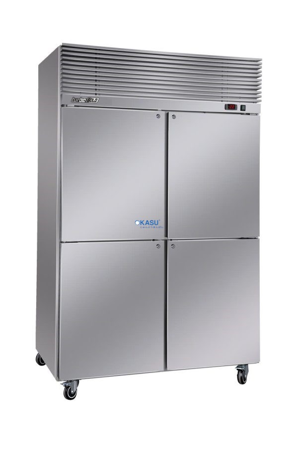 Tủ mát 4 cánh inox đứng TurboGold TG-4DC
