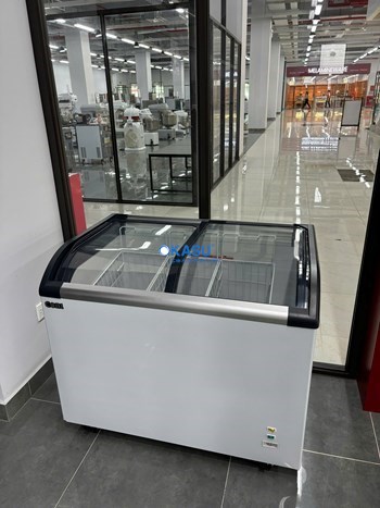 Tủ Đông Nằm Cánh Kính Cong Cobi CBSD-320Q