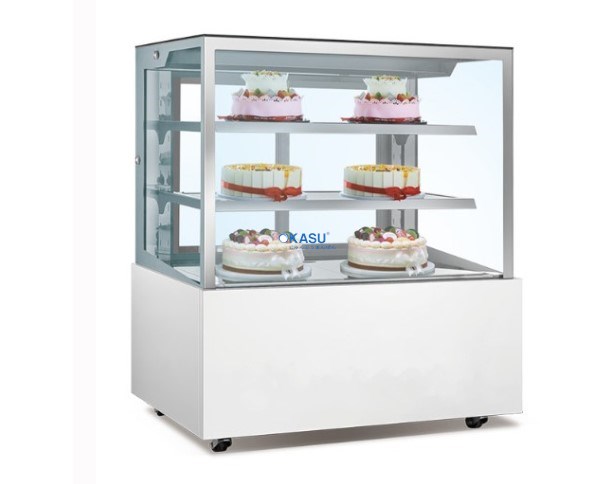 Tủ trưng bày bánh kính vuông Meichu MK-12-S