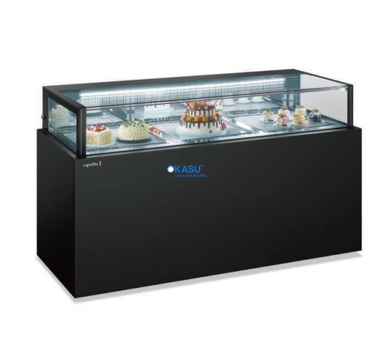 Tủ Trưng Bày Bánh Có Ngăn Kéo Kính Vuông Meichu MK-18-CT
