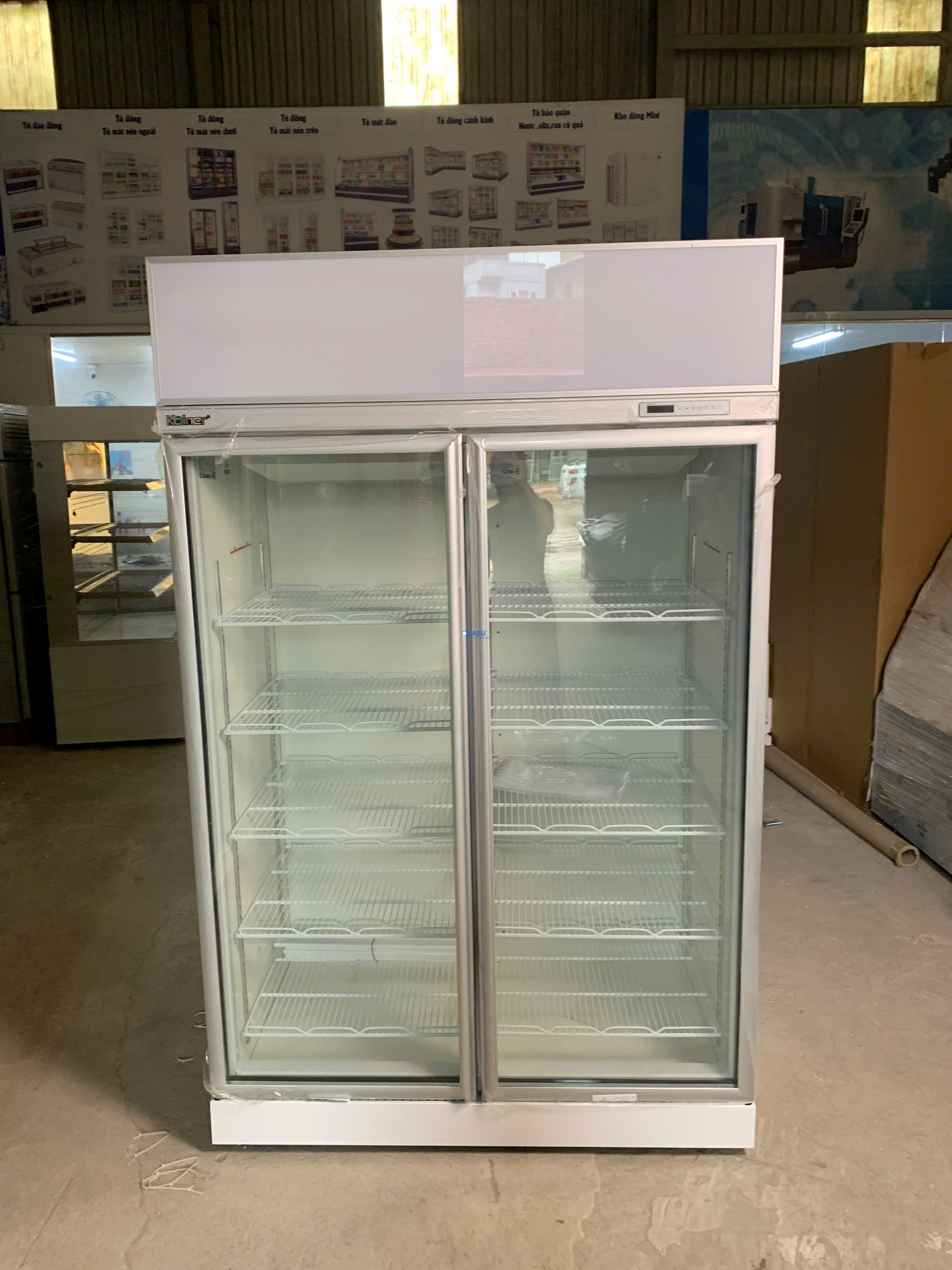Tủ Mát 2 Cánh Kính 