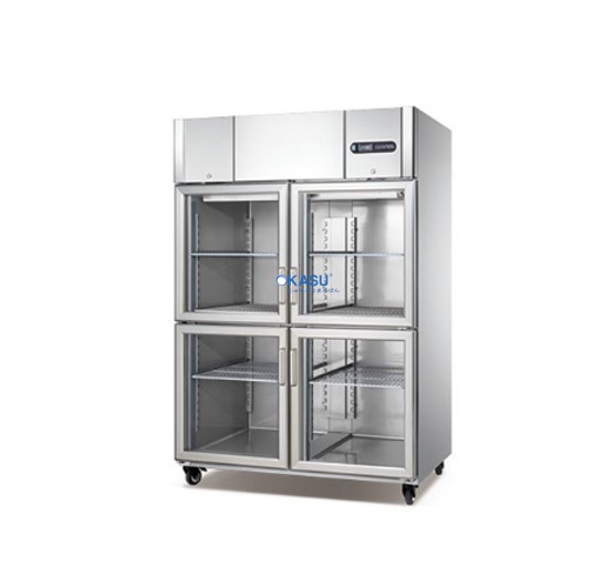 Tủ Mát Đứng 4 Cánh Kính Coolmes GN1.2TNG4