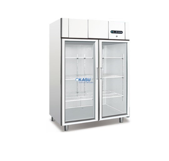 Tủ Đông 2 Cánh Kính Coolmes GN1.2BTG2/S