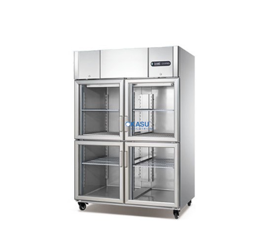 Tủ Đông 4 Cánh Kính Coolmes GN1.2BTG4/S