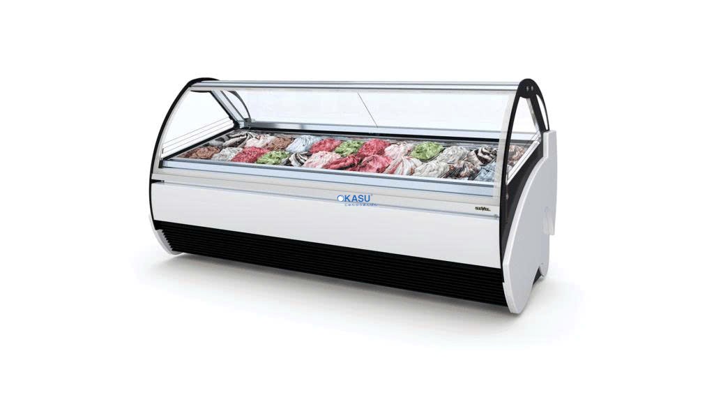 Tủ trưng bày kem gelato ASPEN NEW