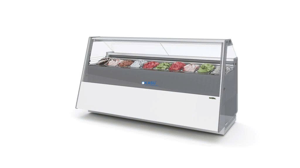 Tủ trưng bày kem gelato CONIC BAROQUE SLM