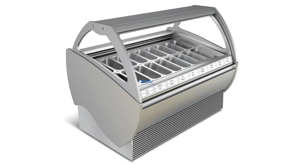 Tủ trưng bày kem gelato Troy