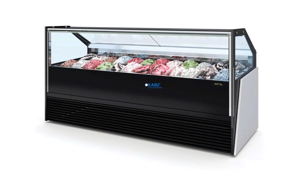 Tủ trưng bày kem gelato W90