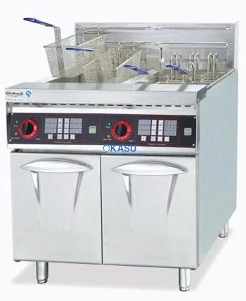 Bếp chiên nhúng điện 2 ngăn 28L có hẹn giờ Kolner DF-26-2A