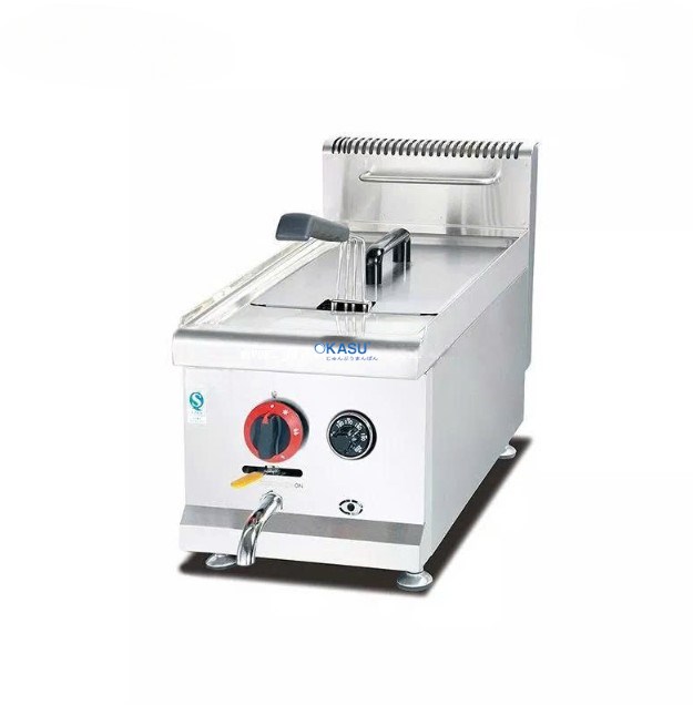 Bếp chiên nhúng 1 ngăn dùng gas 14L Kolner GF-535