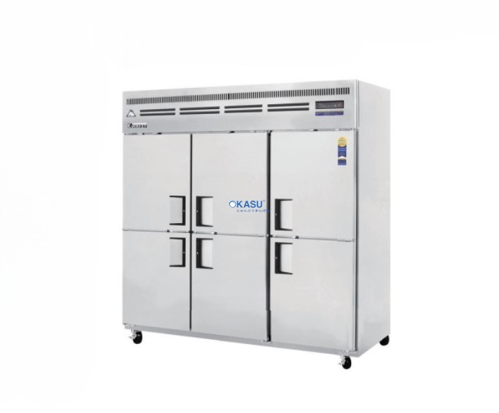 Tủ đông đứng 6 cánh inox Everest B190-6FFFS-E