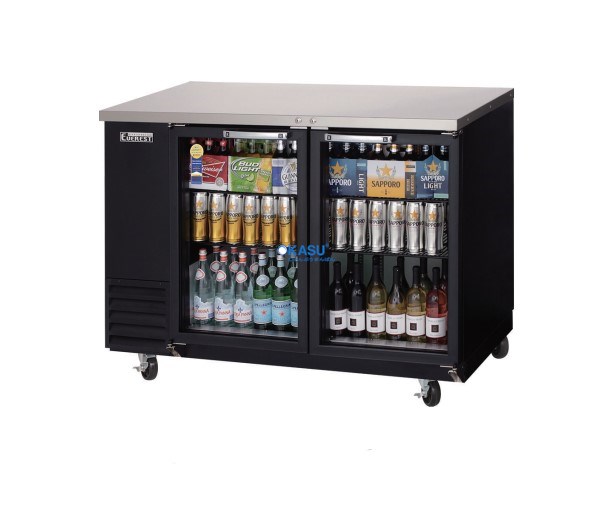 Bàn mát quầy bar 2 cánh kính Everest B124BBG-2RROC-E