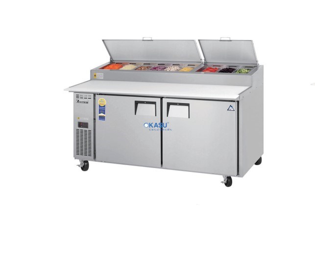 Bàn mát pizza Everest B180P-2RROS-E
