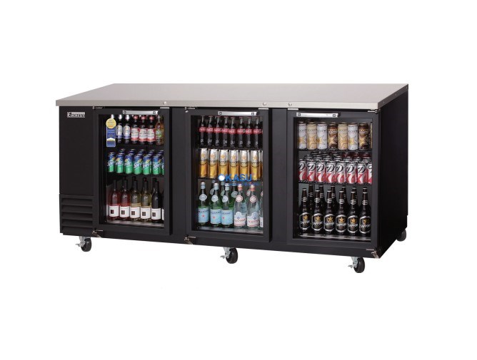Bàn mát quầy bar 3 cánh kính Everest B226BBG-3RRRC-E