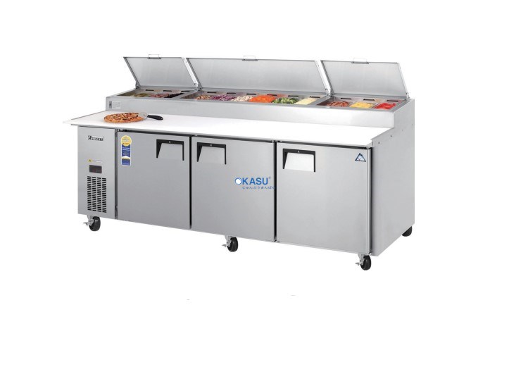 Bàn mát pizza Everest B240P-3RRRS-E