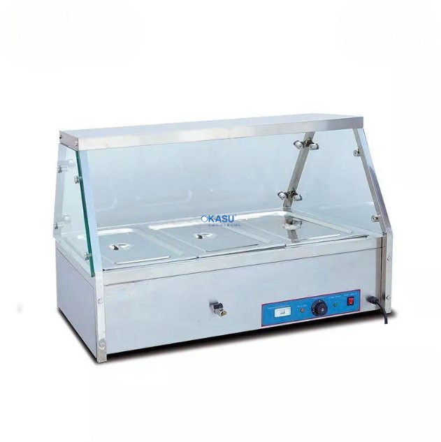  Nồi hâm nóng thức ăn điện 3 ngăn để bàn Kolner EH-1*3