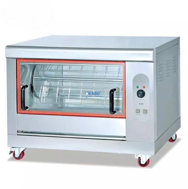 Máy quay gà bằng gas cho 12-16 con gà nguyên con Kolner GB-368A