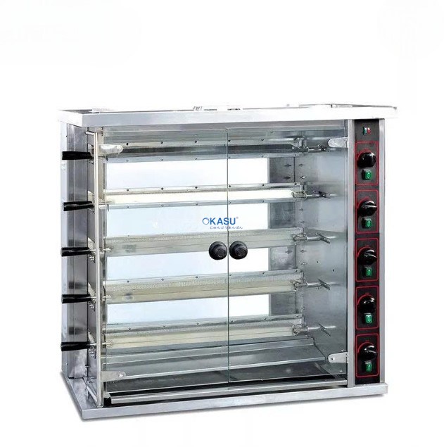 Máy quay gà bằng gas dạng đứng Kolner JGT-5P