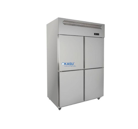 Tủ Đông Đứng 4 Cửa - Khay Đựng Bánh SAIGE UF120FP