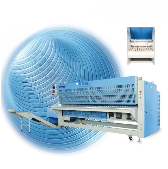 Máy gấp ga công nghiệp khổ 3.3 mét Powerline AMFOLD-E