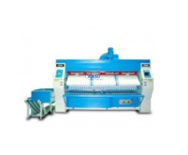 Máy là – gấp – xếp ga giường công nghiệp khổ 3 mét đường kính 600mm Powerline PSF-24120