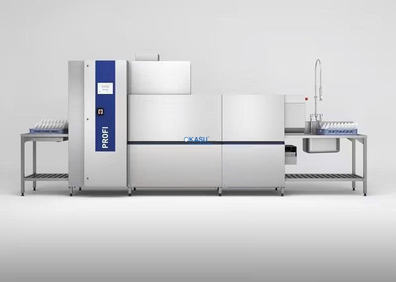Máy rửa bát băng chuyền kiểu giá đỡ Hobart PROFI CN