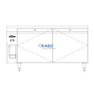 Bàn lạnh 2 cửa 3 chế độ Williams Emerald E2R(J) (điều khiển từ xa)