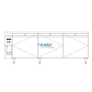 Bàn lạnh 3 cửa 2 chế độ Williams Emerald E3R(J) (điều khiển từ xa)