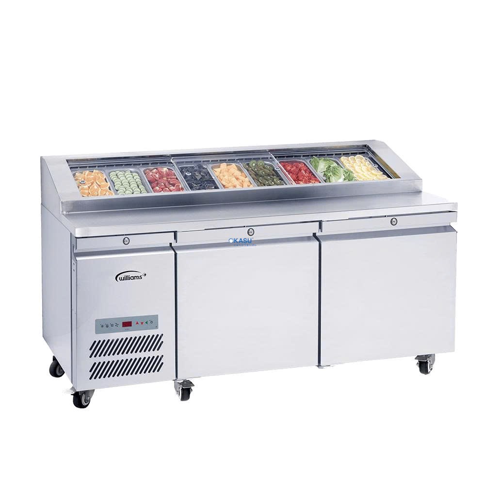 Bàn mát chuẩn bị thực phẩm 2 cửa Williams Jade Preparation J2PCA(J)