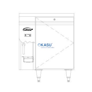 Bàn lạnh 1 cửa 3 chế độ Williams Opal O1R(J) (điều khiển từ xa)