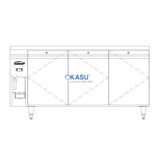 Bàn lạnh 3 cửa 3 chế độ Williams Opal O3R(J) (điều khiển từ xa)