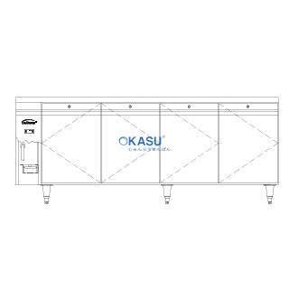 Bàn lạnh 4 cửa 2 chế độ Williams Opal O4R(J) (điều khiển từ xa)